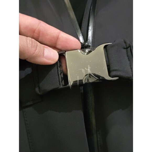 ASOS 4505 Ski & Snow Black Ski Suit Water Repellant Skinny Leg Belted Size 4 - Picture 11 of 16